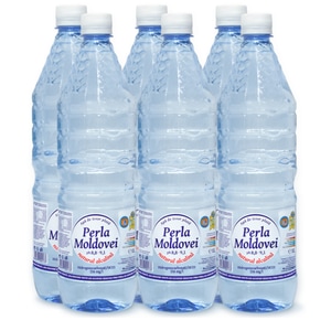 Apa natural alcalina Perla Moldovei, pH 8.8 - 9.1, 1L, bax 6 buc.