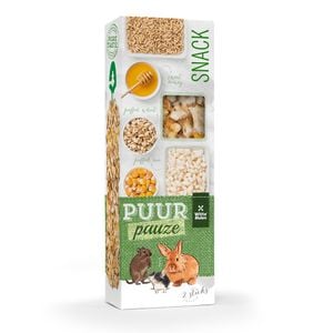 Recompense Pentru Rozatoare, Witte Molen, Puur, Baton Gourmet Cu Orez Expandat Si Miere, 2 buc/ 110 g, L654922