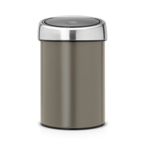 Cos de gunoi Touch, gri inchis, inox, 3 l, Brabantia - 8710755364464