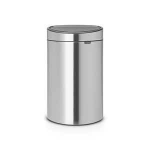 Cos de gunoi Touch Bin Brabantia NewIcon, inox mat, 40 l, argintiu