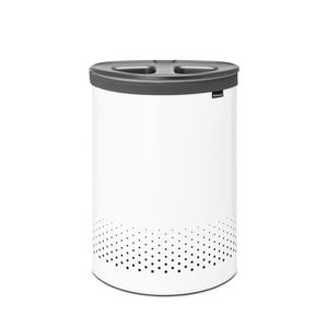 Cos rufe selectiv Brabantia, inox, 55 l, alb
