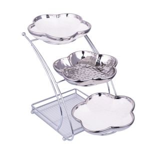 Tava fructe TRENDY'S, cu trei nivele, 20x20x20 cm