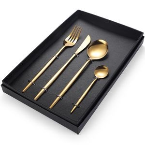 Set tacamuri din inox TRENDYS, 4 piese, auriu
