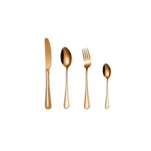Set tacamuri din otel inoxidabil TRENDYS, pentru 6 persoane, 24 piese, rose