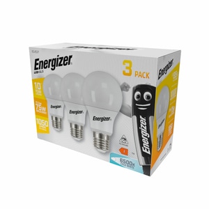 Set 3 Becuri LED GLS Energizer, 11.1W, E27, 1060lm, 6500K