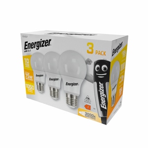 Set 3 Becuri LED GLS Energizer, 11.1W, E27, 1060lm, 3000K