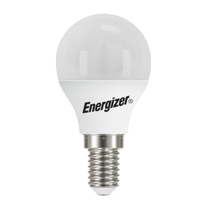 Bec LED mini Energizer, 4.9W, E14, 470 lumeni, 3000K, lumina calda, clasa energetica F