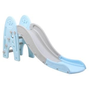 Tobogan Pentru Copii NOVOKIDS NovaSlide Crown , Pentru Interior si Exterior, 160 centimetri panta alunecare, Maxim 30 Kg, Model Coroana , Albastru