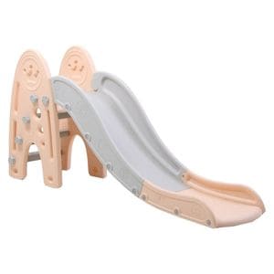 Tobogan Pentru Copii NOVOKIDS NovaSlide Crown , Pentru Interior si Exterior, 160 centimetri panta alunecare, Maxim 30 Kg, Model Coroana , Beige