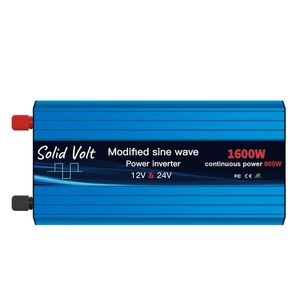 Invertor unda modificata Solid Volt, 800W/1600W, 12V si 24 V - 220V, rulota, autorulota, casa, cabana, auto, tir, camion, sinus modificat, baterii solare sau auto 