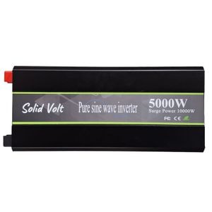 Invertor sinus pur Solid Volt 48 V- 220V, 5000W/10000W, unda pura, cu telecomanda, auto, panouri solare, cabane