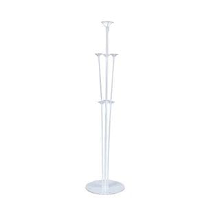 Stand aranjament 7 baloane PROCART, inaltime 70 cm, transparent