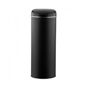 Cos de gunoi DacEnergy, realizat din metal, actionare cu ajutorul senzorilor de miscare, aspect estetic premium, 12l, negru