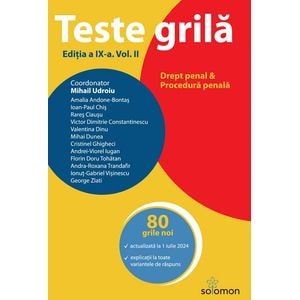 Teste grila Vol.2 Ed.9 - Mihail Udroiu