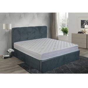Saltea ortopedica PREVI Aloe Therapy Medical Confort, 90x200x19 cm, spuma poliuretanica, hipoalergenica, antitranspiranta, reversibila, cu sistem de aerisire, fermitate tare