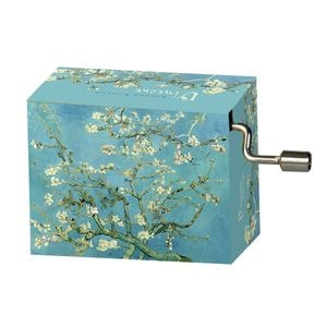 Flasneta Van Gogh - Almond Blossom, Fridolin, 6x4.5x3 cm, melodie La Vie En Rose