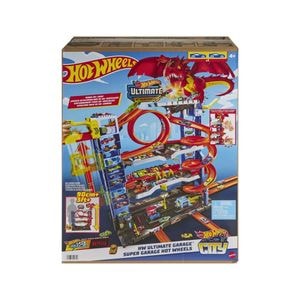 Garaj fara telecomanda HOT WHEELS, plastic, 4-8 ani, multicolor