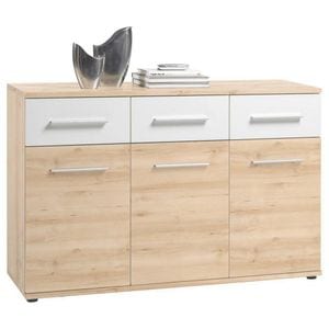 Comoda Ti'me, 135x90x40 cm, maro-maro deschis