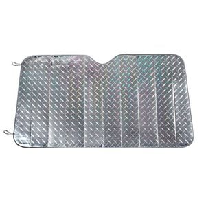 Parasolar fata Amio Laser, pliabil, 80x150cm, marimea L, curcubeu