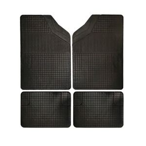 Set covorase cauciuc Cridem, universale, 4 buc, negru