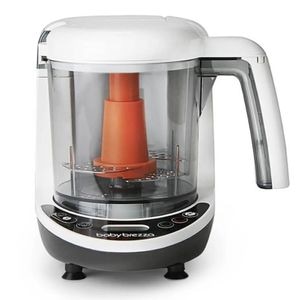 Aparat de gatit cu aburi Food Maker BABY BREZZA, plastic, alb