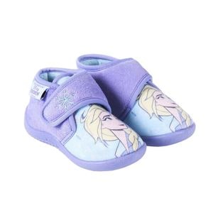 Pantofi interior Disney Frozen, inchidere cu arici, Mov, 24 EU 