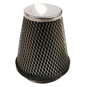 Filtru aer Lampa Sport AF-1, conic, din burete, negru-crom