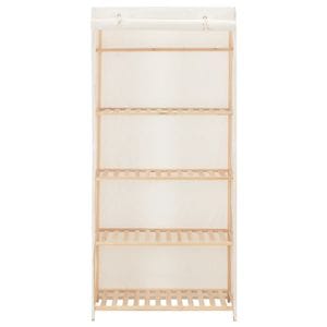 Sifonier VIDAXL, 79 x 40 x 170 cm, material textil, alb
