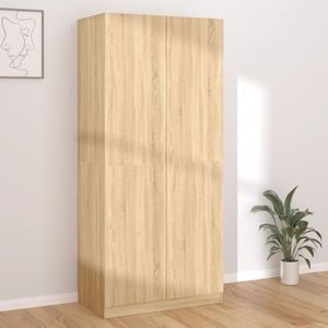 Sifonier VIDAXL, culoare stejar Sonoma, 90x52x200 cm, PAL