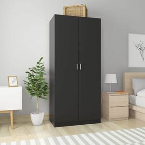 Sifonier VIDAXL, negru, 90x52x200 cm, PAL