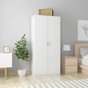Sifonier VIDAXL, alb extralucios, 80x52x180 cm, PAL