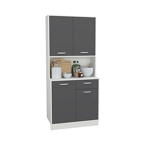 Bufet haaus, Oma, Antracit/Alb, L 84 cm