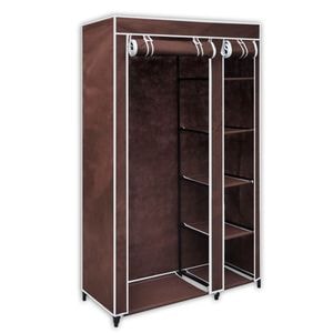 Dulap pentru haine VIDAXL, material textil, maro 
