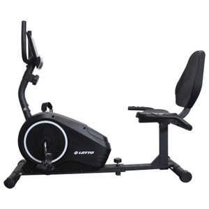 Bicicleta fitness magnetica recumbent Lotto Comodo 300, bluetooth, greutate maxima utilizator 120 kg, rezistenta reglabila