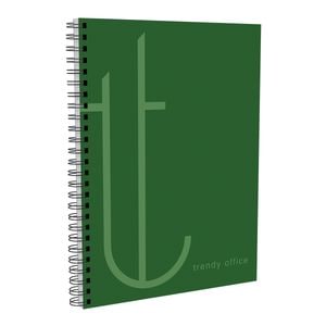 Caiet cu spira Trendy Green, A4, matematica, 80 file