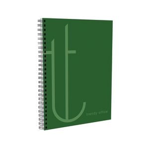 Caiet cu spira Trendy Green, A5, dictando, 80 file