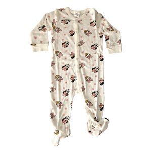 Salopeta copii, 100% bumbac, multicolor, marimea 74-80, Minnie Mouse
