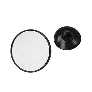 Oglinda interioara panoramica Lampa, rotunda, cu ventuza, diametru 8cm, negru