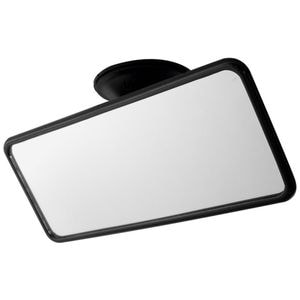 Oglinda interioara Carpoint, cu ventuza, 14.8x6cm, negru