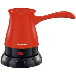Ibric electric pentru cafea Hausberg HB-3810RS, Putere 600W, Capacitate 500 ml, Rosu
