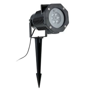 Proiector LED exterior 12W, Lepson, 15 modele figurine, proiectie rotativa, IP44