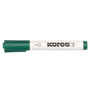 Marker pentru tabla Kores, varf 2-3 mm, verde