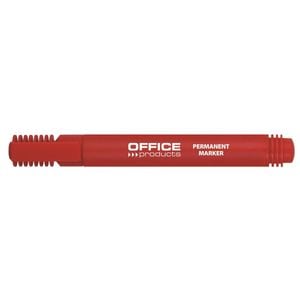 Marker permanent Office Products, varf rotund, 1-3 mm, rosu