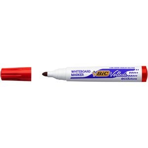 Marker tabla BIC, ECO Velleda 1701, rotund 1.5 mm, scriere rosie