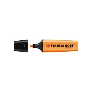 Textmarker Stabilo Boss, varf retezat 2-5 mm, portocaliu