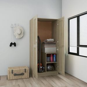 Sifonier, stejar sonoma, 82,5x51,5x180 cm, PAL