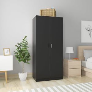 Sifonier VIDAXL, negru, 80x52x180 cm, PAL