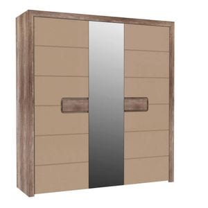 Dulap, Hom'in, Lemn Stejar/Bej, Material Lemn