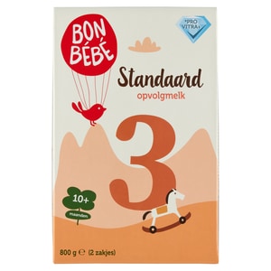 Lapte praf Bon Bebe no 3, cu ProVita+, 800 g, 10+ luni