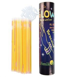 Betisoare bratari luminoase glow sticks, PROCART, diverse culori, set 100 bucati